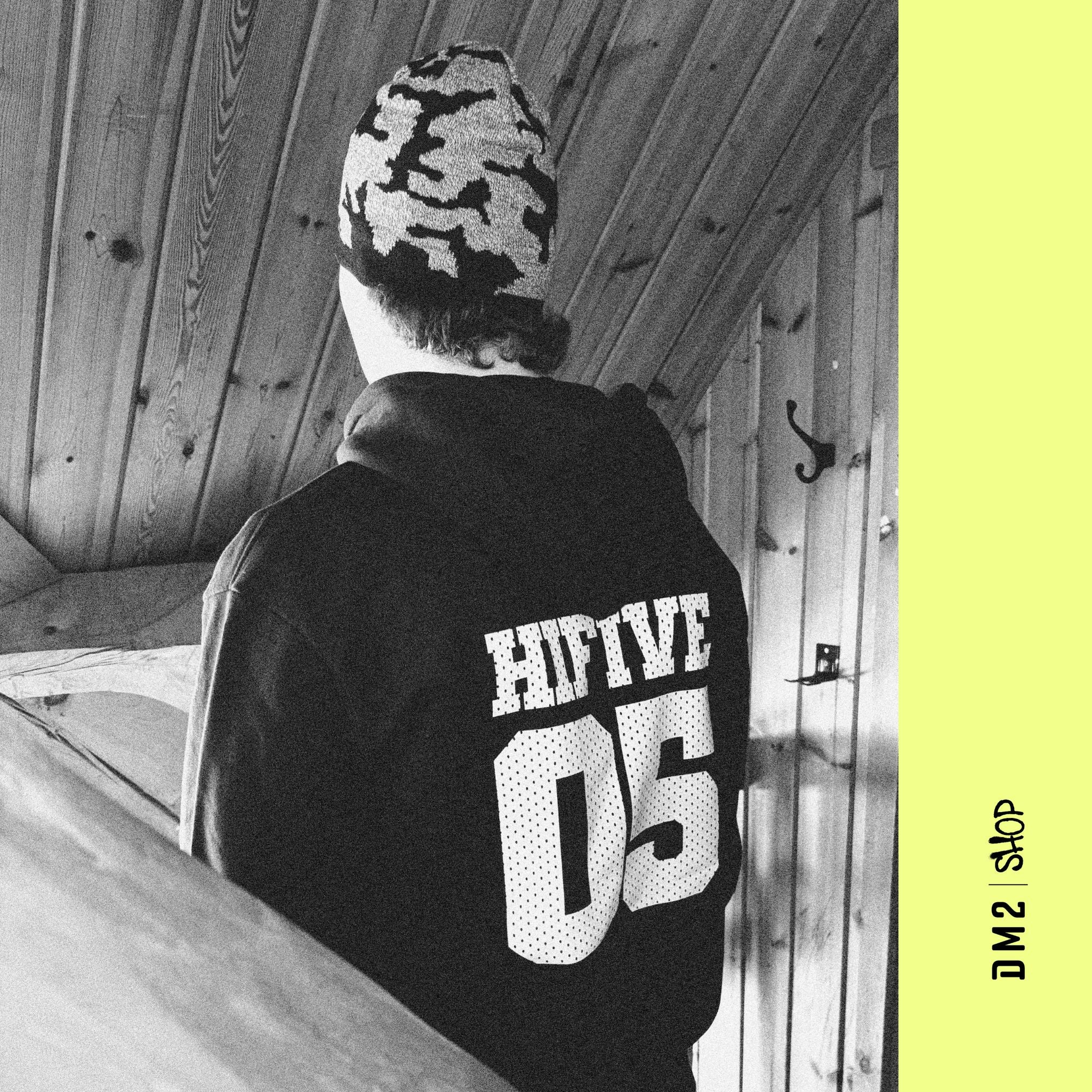 HOOD UNISEXE HI FIVE NOIR, TEASPOON - DM2 SHOP