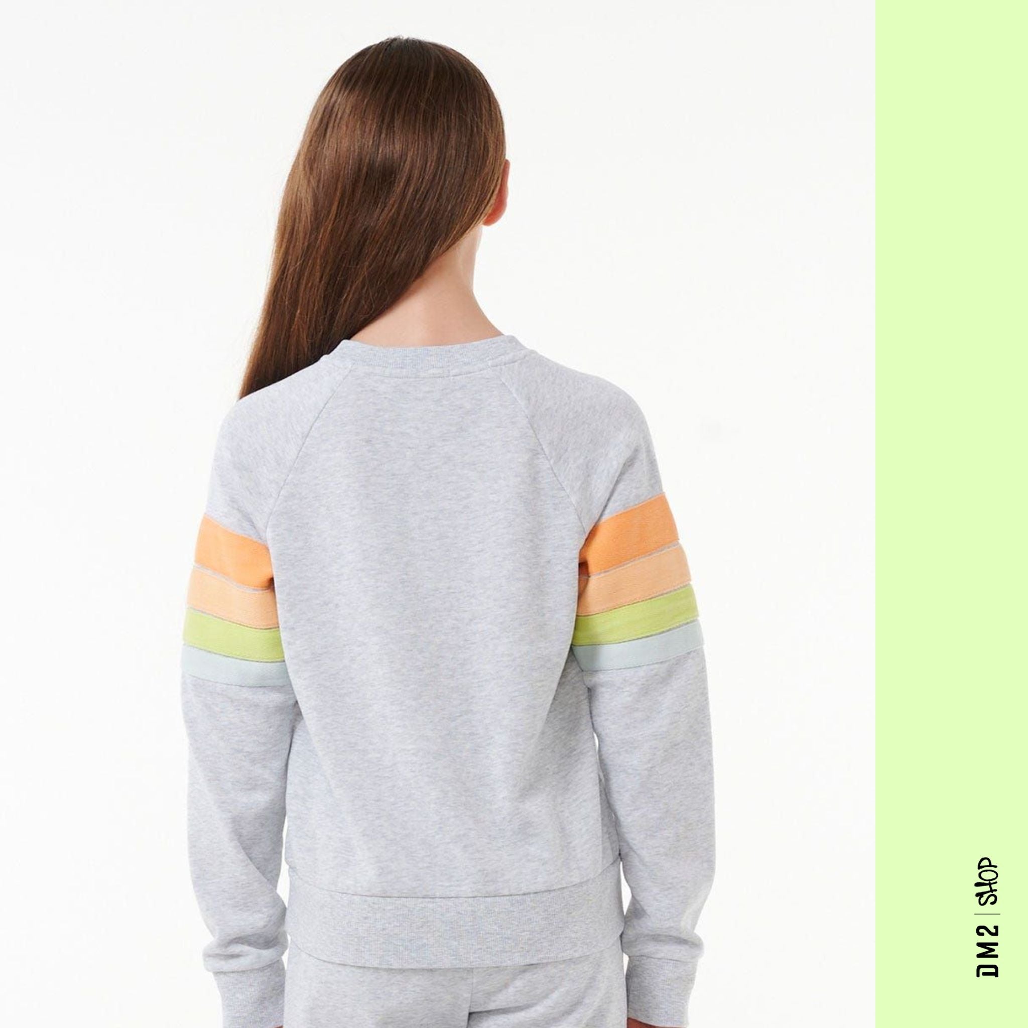 CREWNECK FILLE RIP CURL HIGH TIDE SURF GRIS - DM2 SHOP