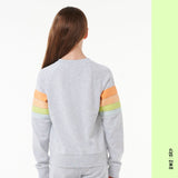 CREWNECK FILLE RIP CURL HIGH TIDE SURF GRIS - DM2 SHOP