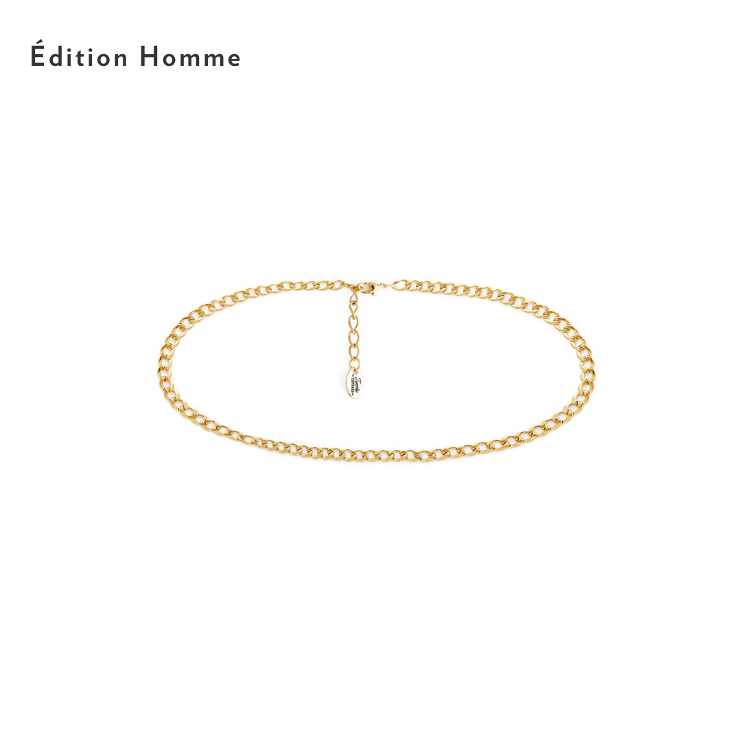 BRACELET CUBAN OR ou SILVER TWENTY COMPASS - DM2 SHOP