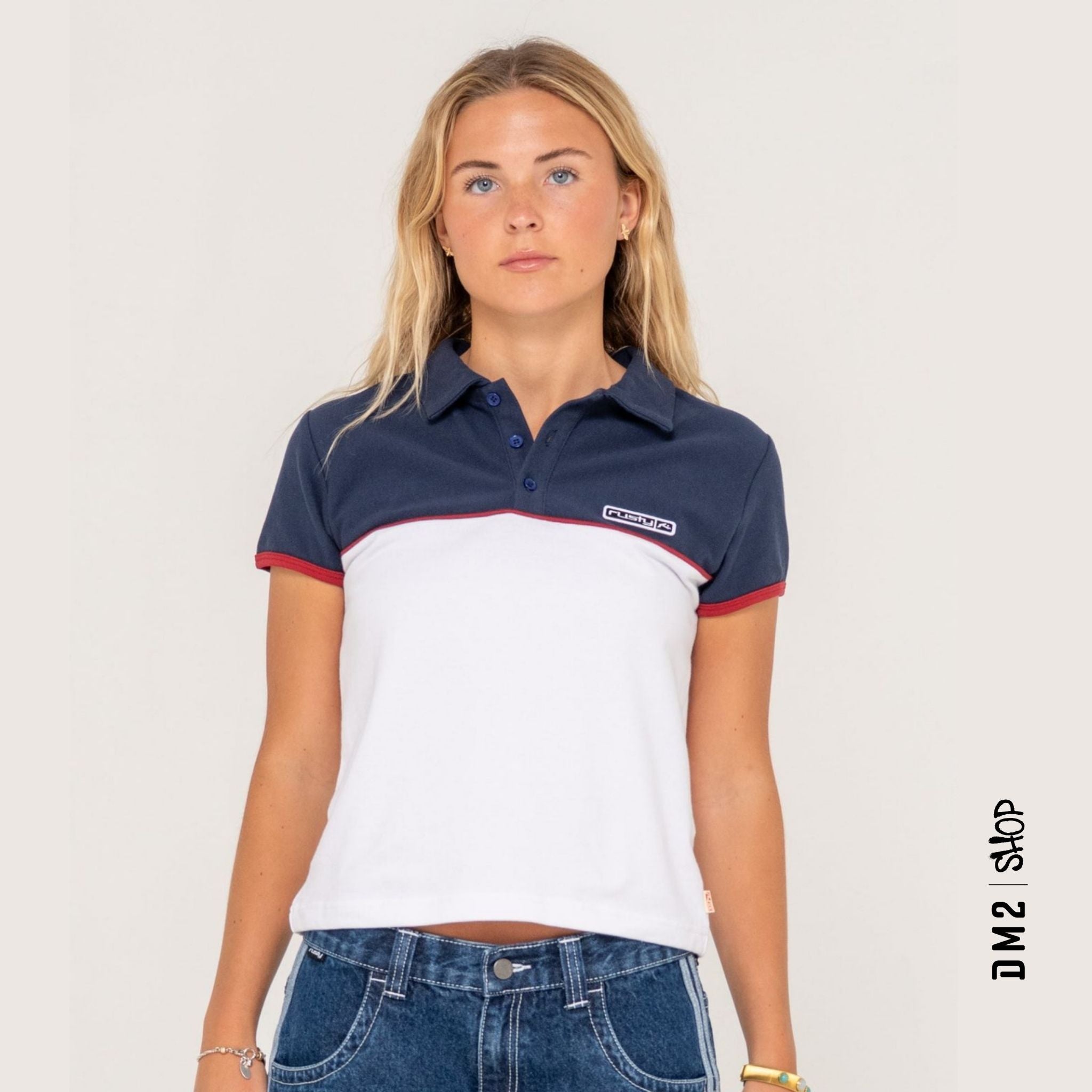 POLO FEMME INSERT DAD, RUSTY - DM2 SHOP