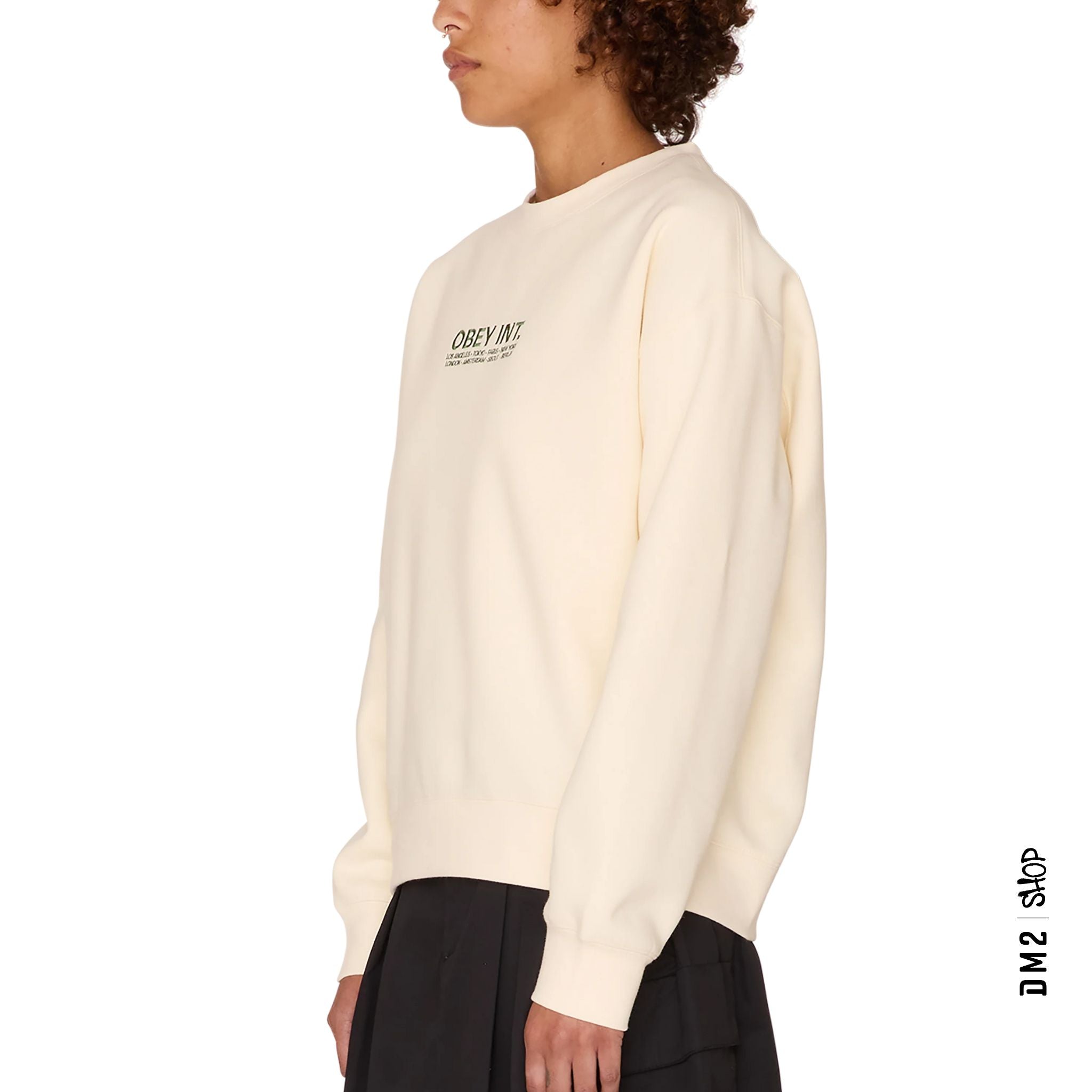 CREWNECK FEMME INT. UNBLEACHED, OBEY - DM2 SHOP