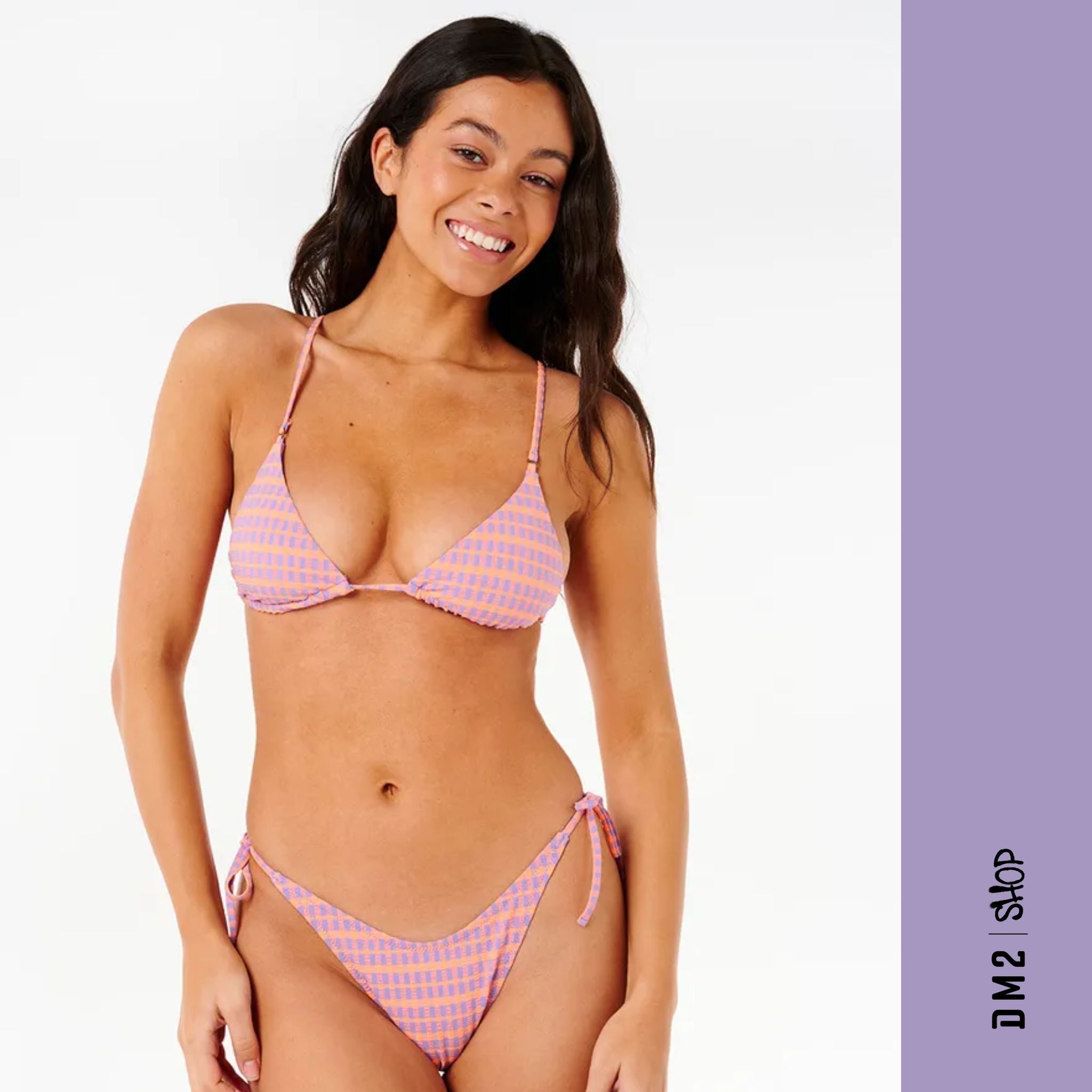 BIKINI HAUT FEMME ISLES PLAID TRIANGLE, RIP CURL - DM2 SHOP