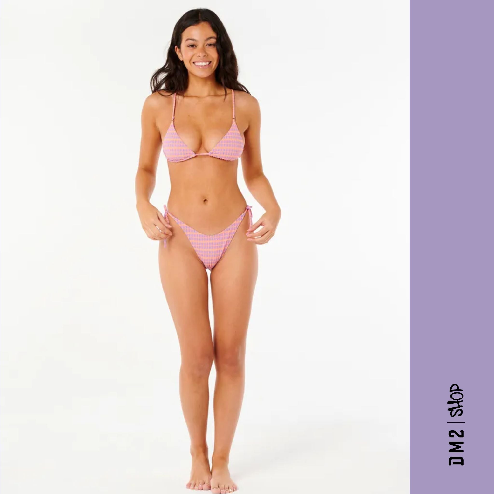 BIKINI HAUT FEMME ISLES PLAID TRIANGLE, RIP CURL - DM2 SHOP