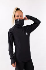 BASE LAYER FEMME ICECOLD GAITER TOP NOIR EIVY - DM2 SHOP