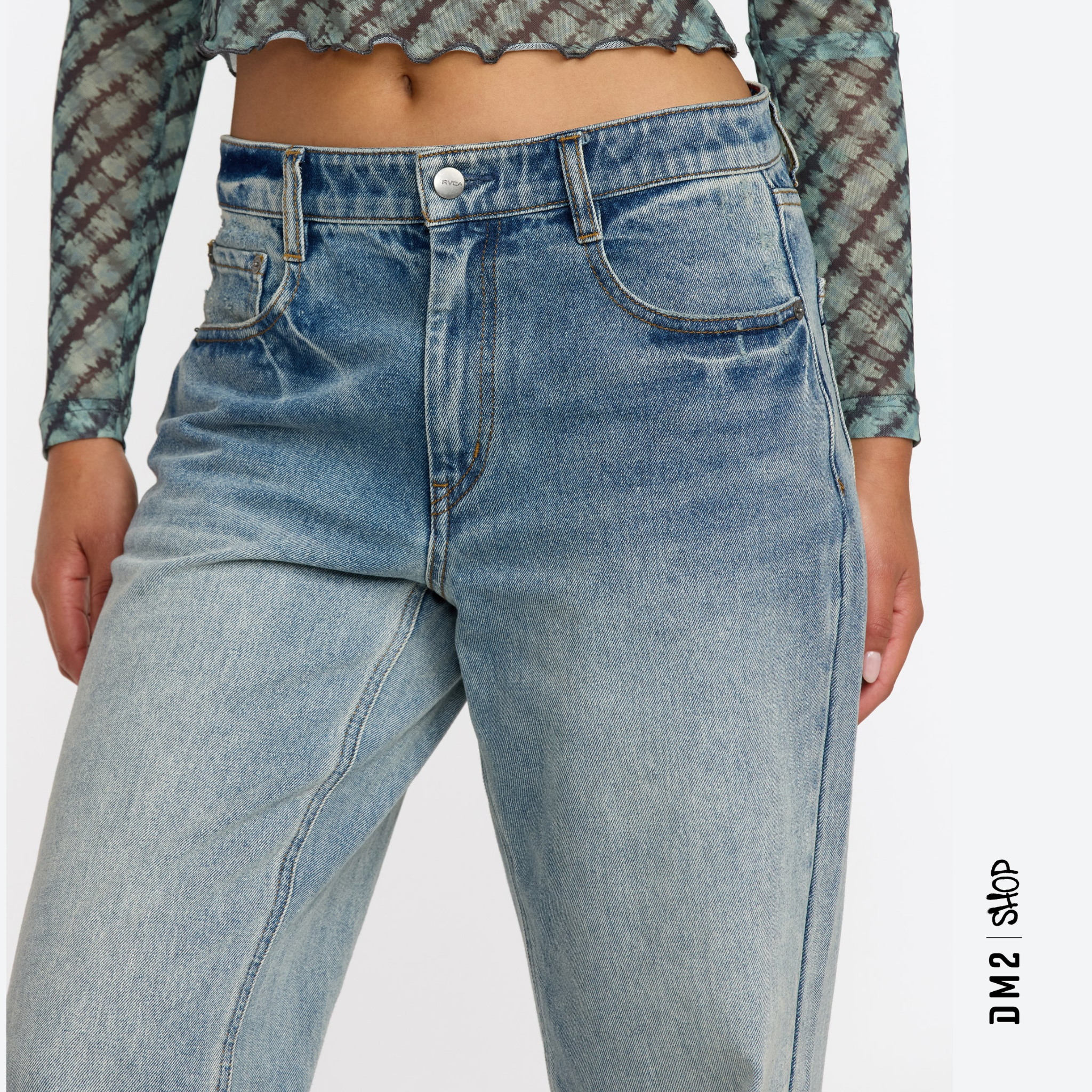 JEANS AMPLE RVCA FEMME COCO II