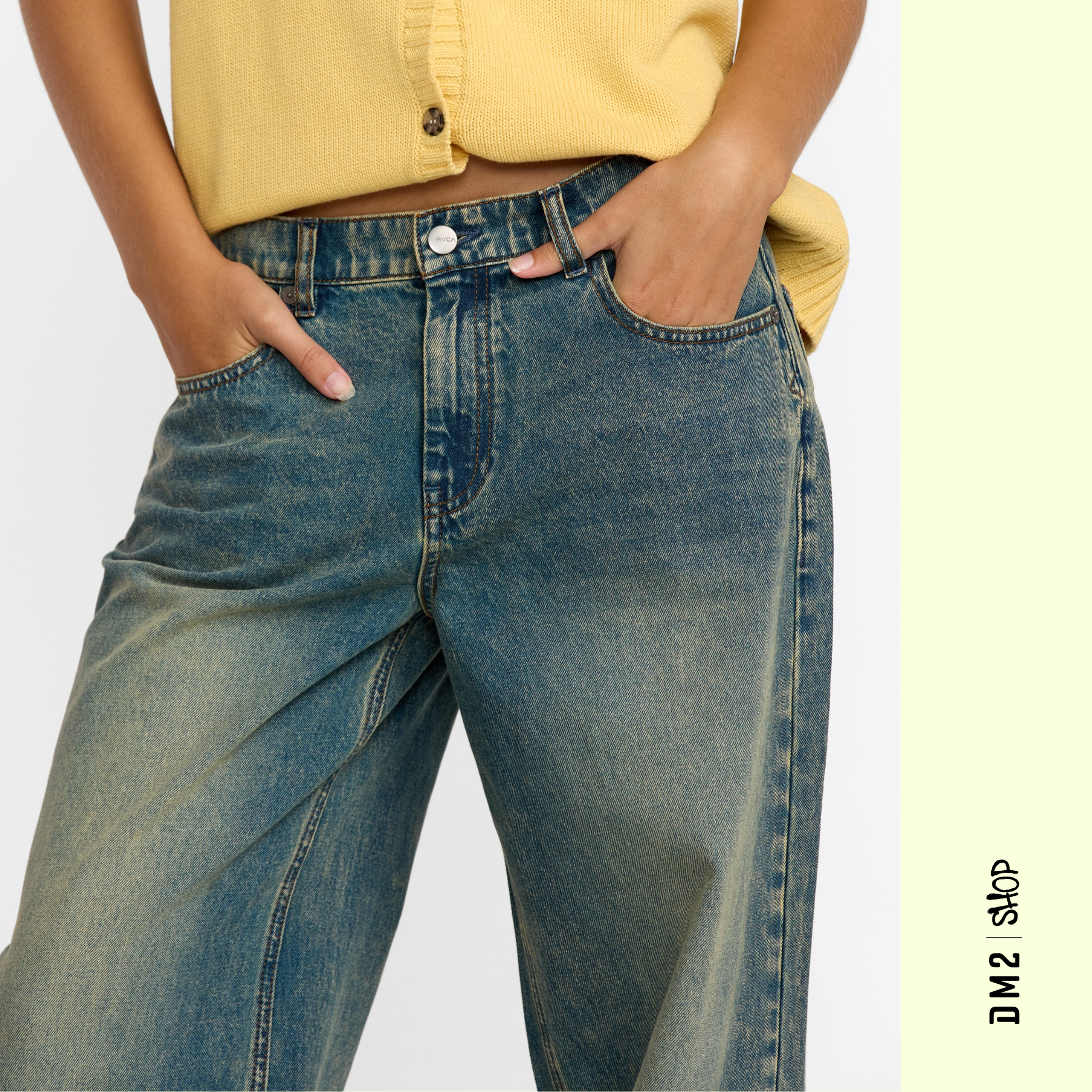 JEANS AMPLE LOOSEY RVCA FEMME