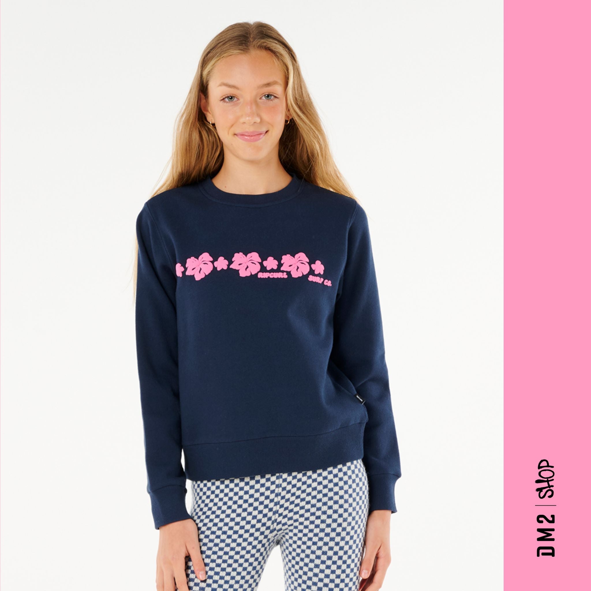 CREWNECK FILLE NEON MARINE, RIP CURL - DM2 SHOP
