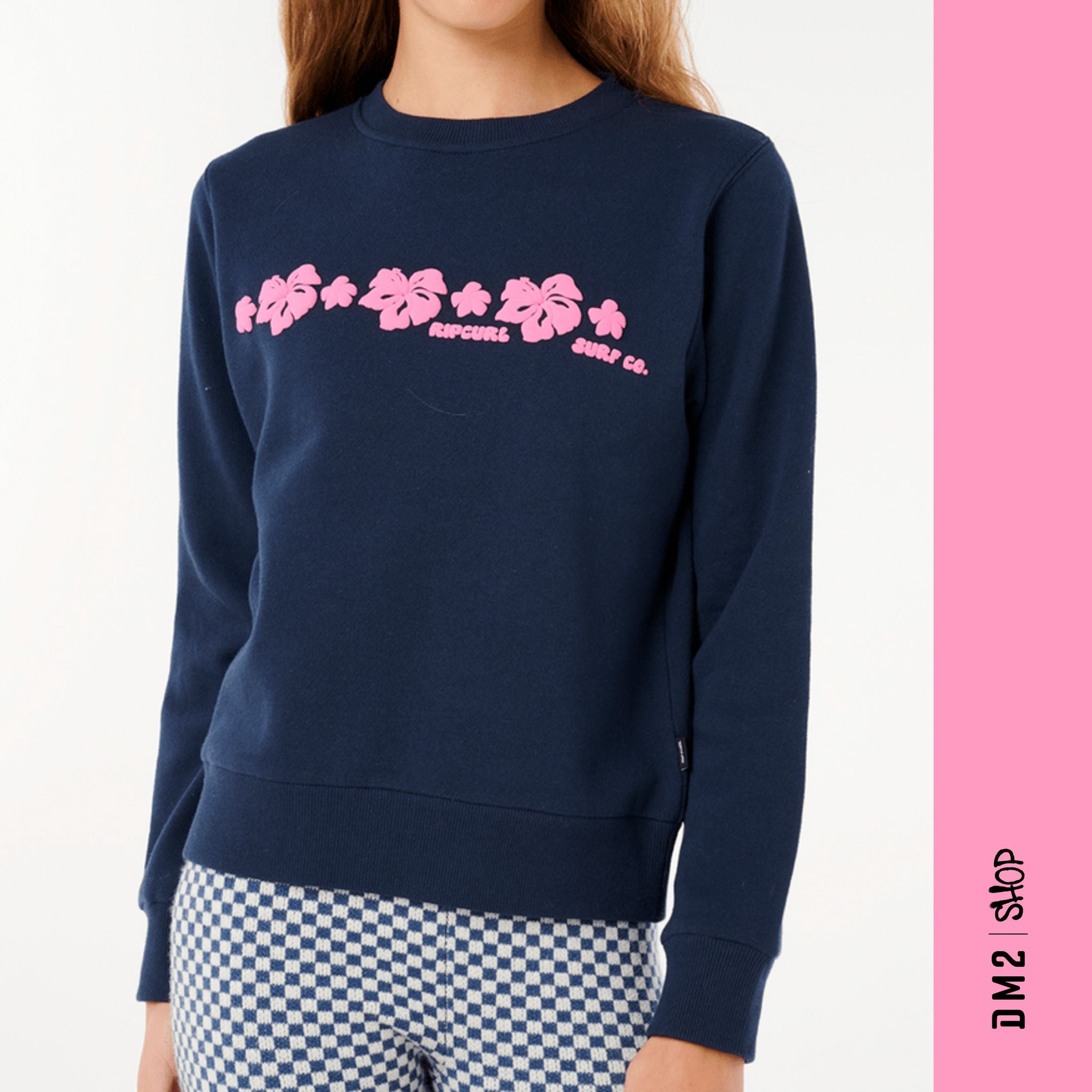 CREWNECK FILLE NEON MARINE, RIP CURL - DM2 SHOP