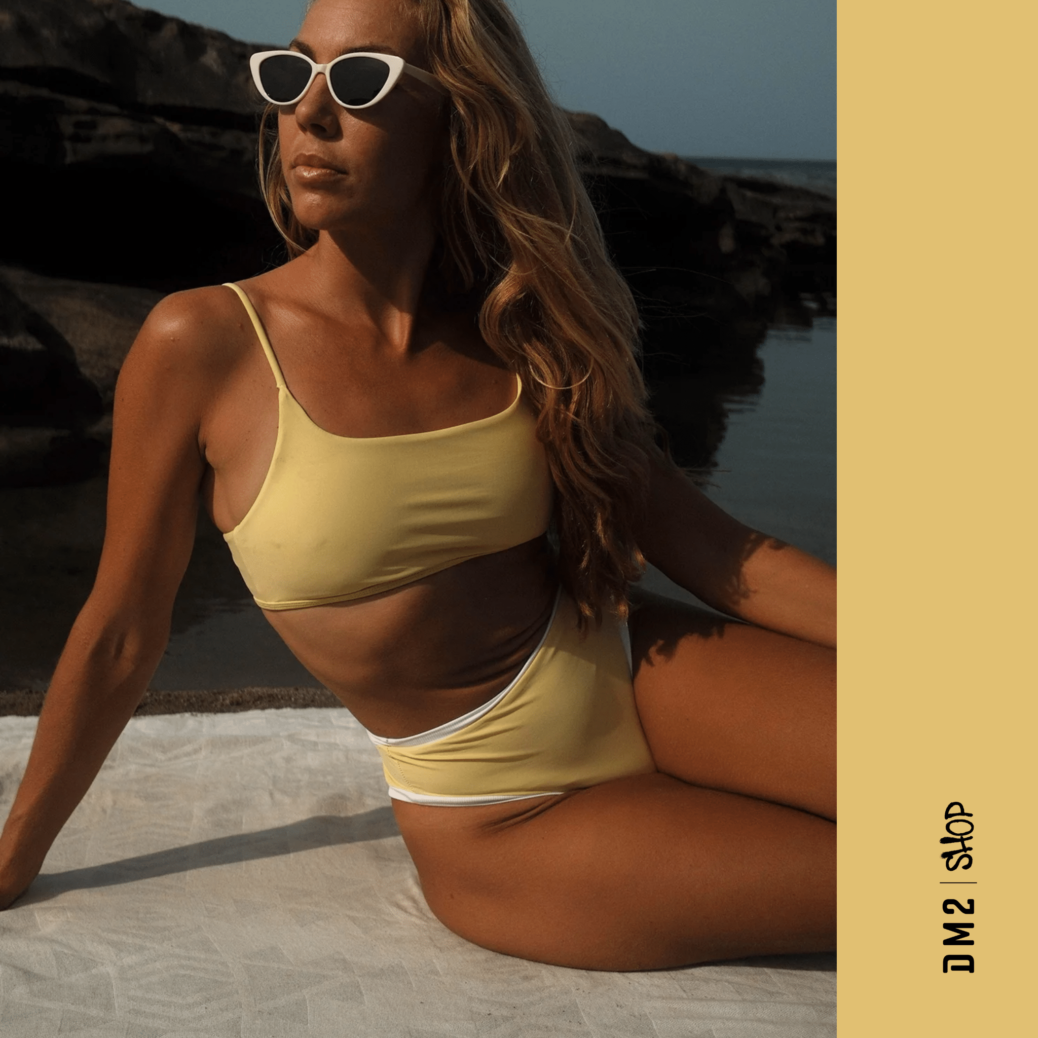 BIKINI HAUT FEMME KAYLA BLONDE, JUNE SWIMWEAR - DM2 SHOP