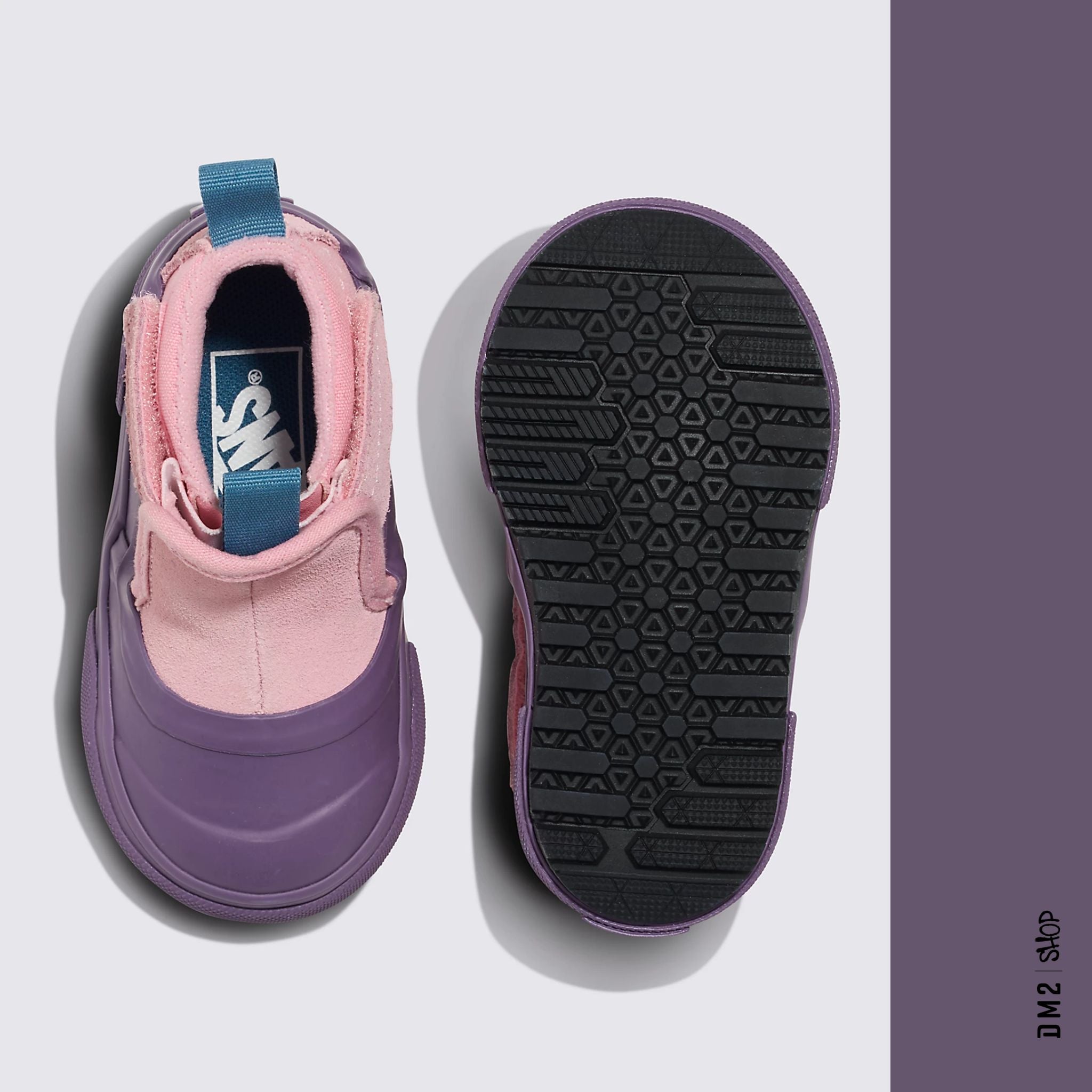 BOTTILLONS ISOLÉS ENFANTS FILLES MTE SLIP ROSE VANS - DM2 SHOP