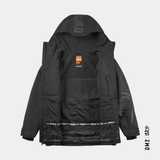 MANTEAU SNOW HOMME - LASHED NOIR - ISOLÉ