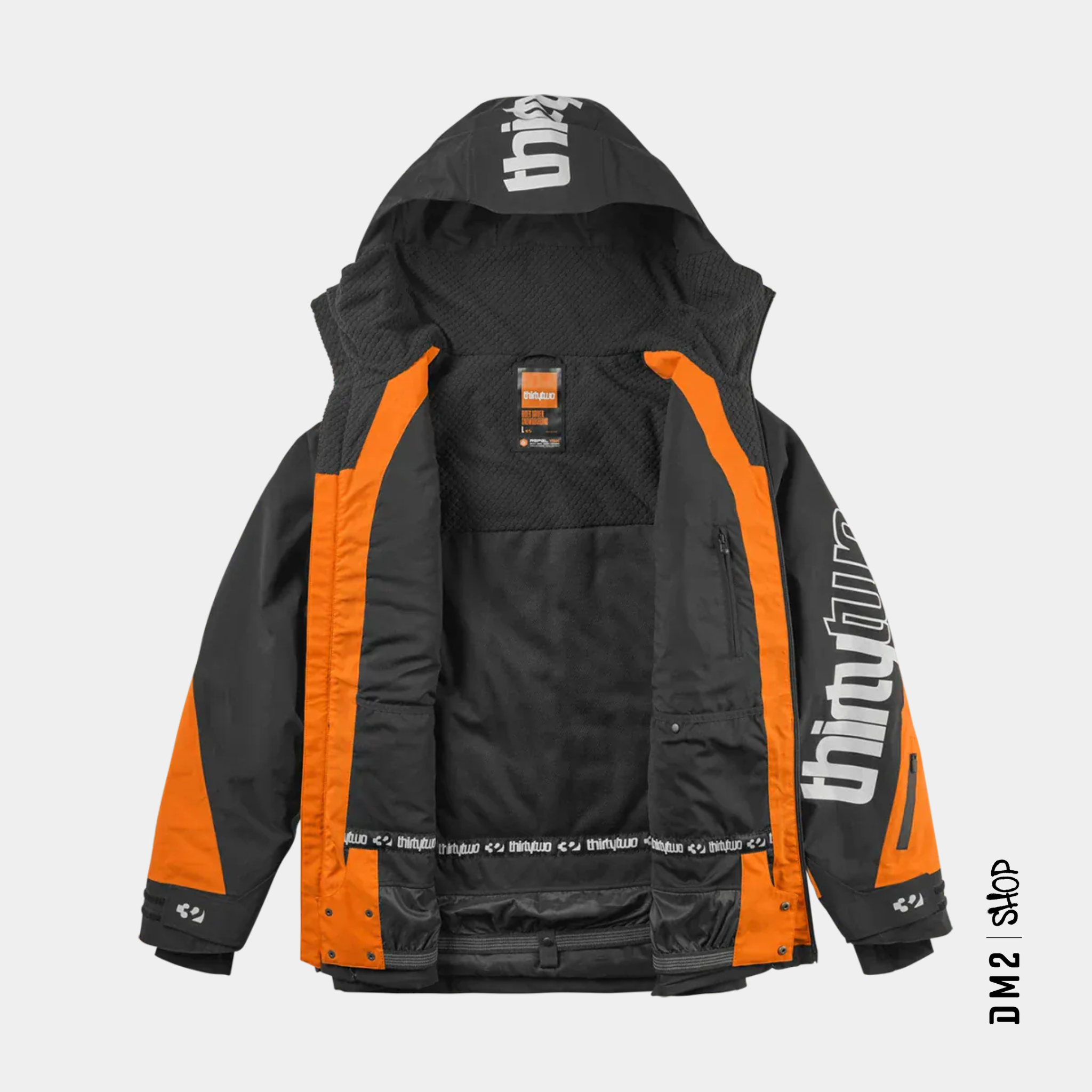 MANTEAU SNOW HOMME - LASHED ORANGE - ISOLÉ