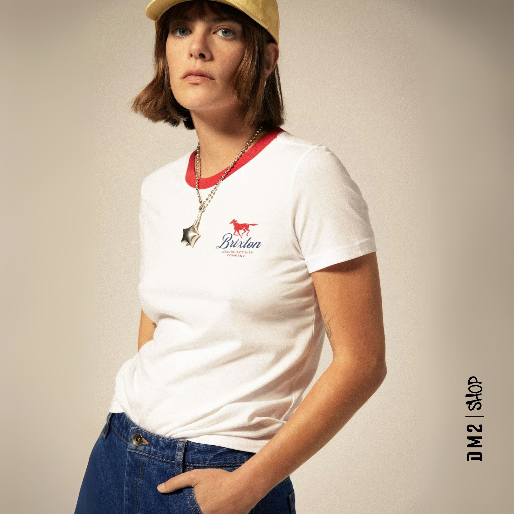 T - SHIRT FEMME LEISURE ACTIVITY, BRIXTON - DM2 SHOP