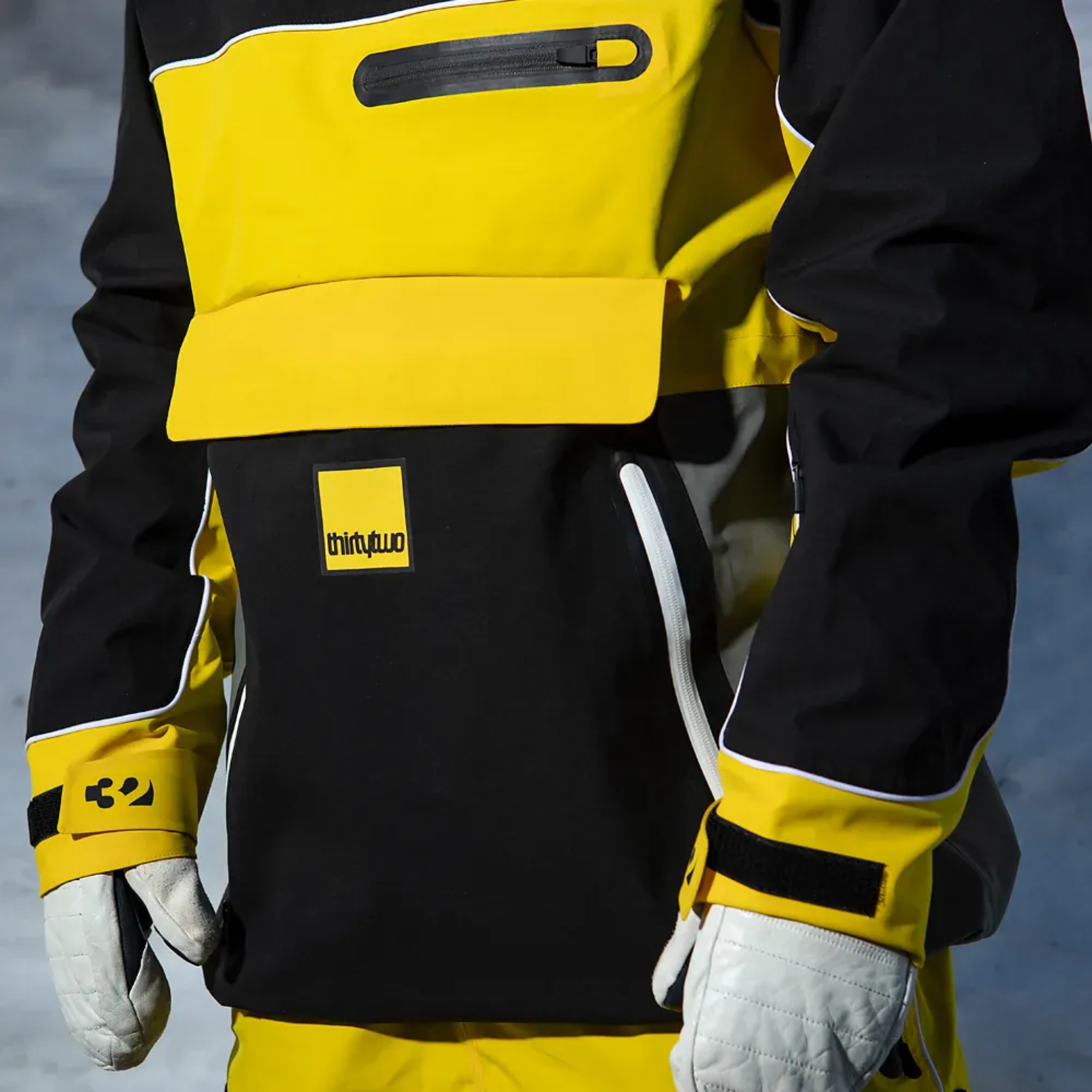 ANORAK SNOW HOMME - LIGHT JACKET - JAUNE