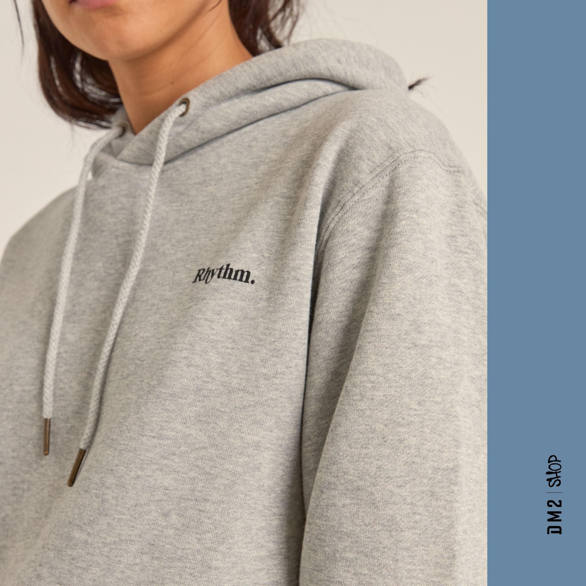 HOOD FEMME CLASSIC BOYFRIEND GRIS, RHYTHM - DM2 SHOP