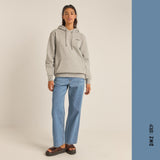 HOOD FEMME CLASSIC BOYFRIEND GRIS, RHYTHM - DM2 SHOP