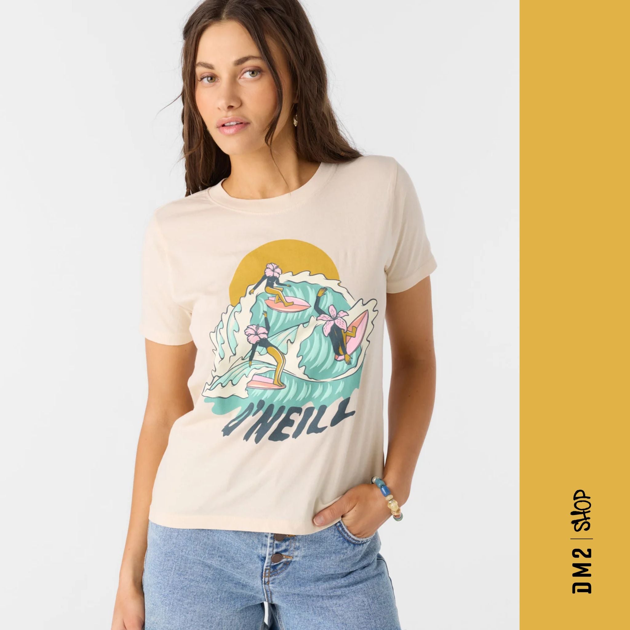 T - SHIRT FEMME LOINDAFLOW IVOIRE, O'NEILL - DM2 SHOP