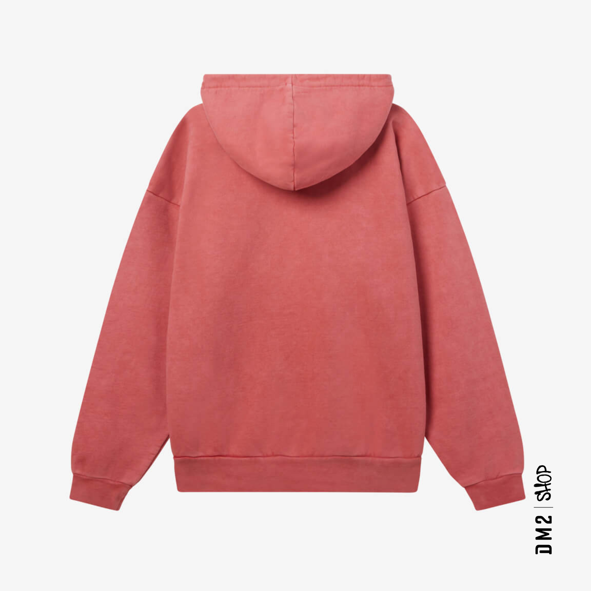 HOOD UNISEXE - LOWERCASE - MINERAL RED