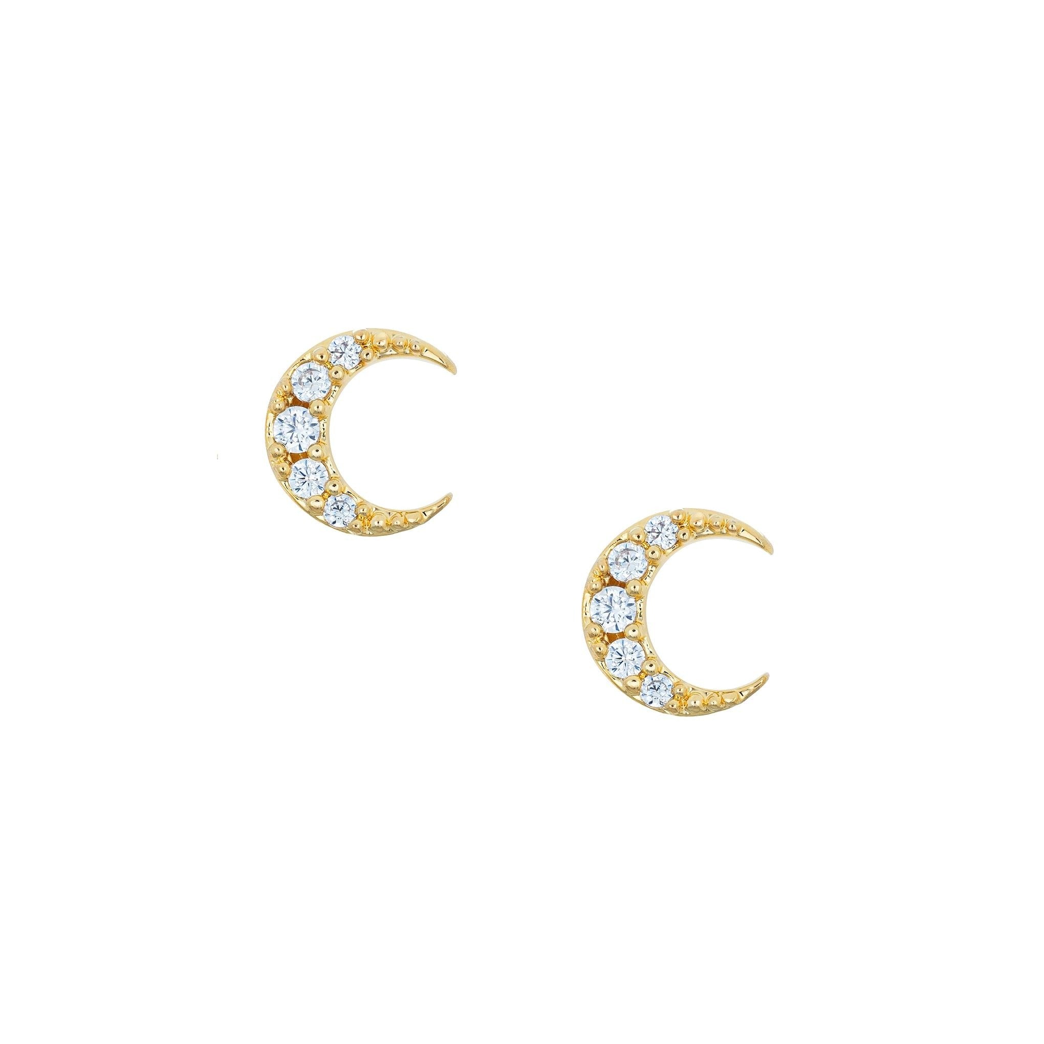 BOUCLE OREILLE MOON OR 18K - DM2 SHOP