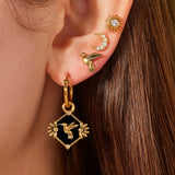 BOUCLE OREILLE MOON OR 18K - DM2 SHOP