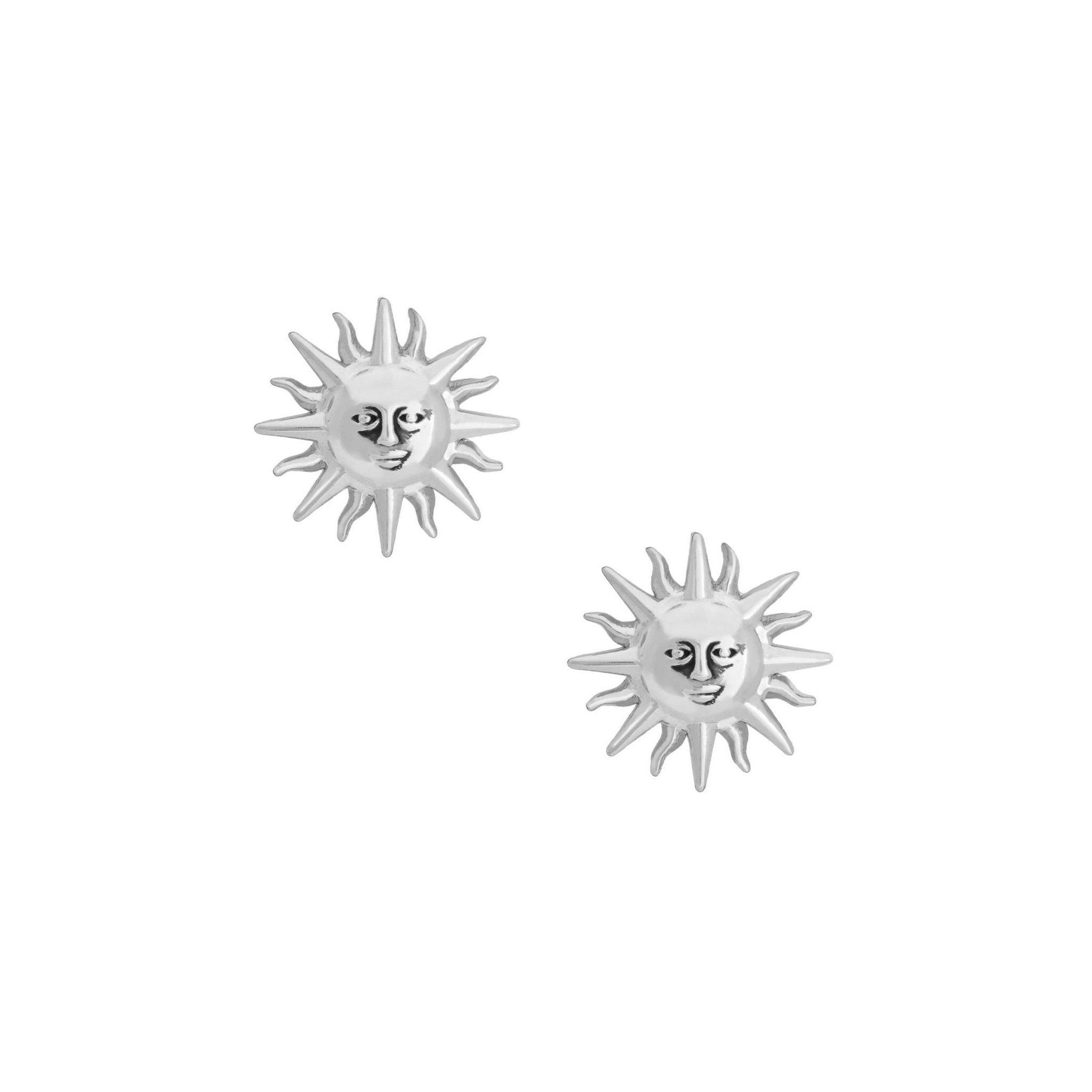 BOUCLE OREILLE SOLIS STUDS RHODIUM - DM2 SHOP