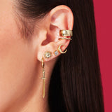 BOUCLE OREILLE SOLIS STUDS RHODIUM - DM2 SHOP