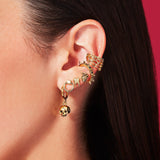 BOUCLE OREILLE DOOR KNOCKERS RHODIUM - DM2 SHOP