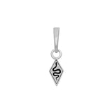 BRELOQUE SERPENT CHARM RHODIUM - DM2 SHOP