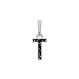 BRELOQUE ALPHABET ARGENT RHODIUM - DM2 SHOP