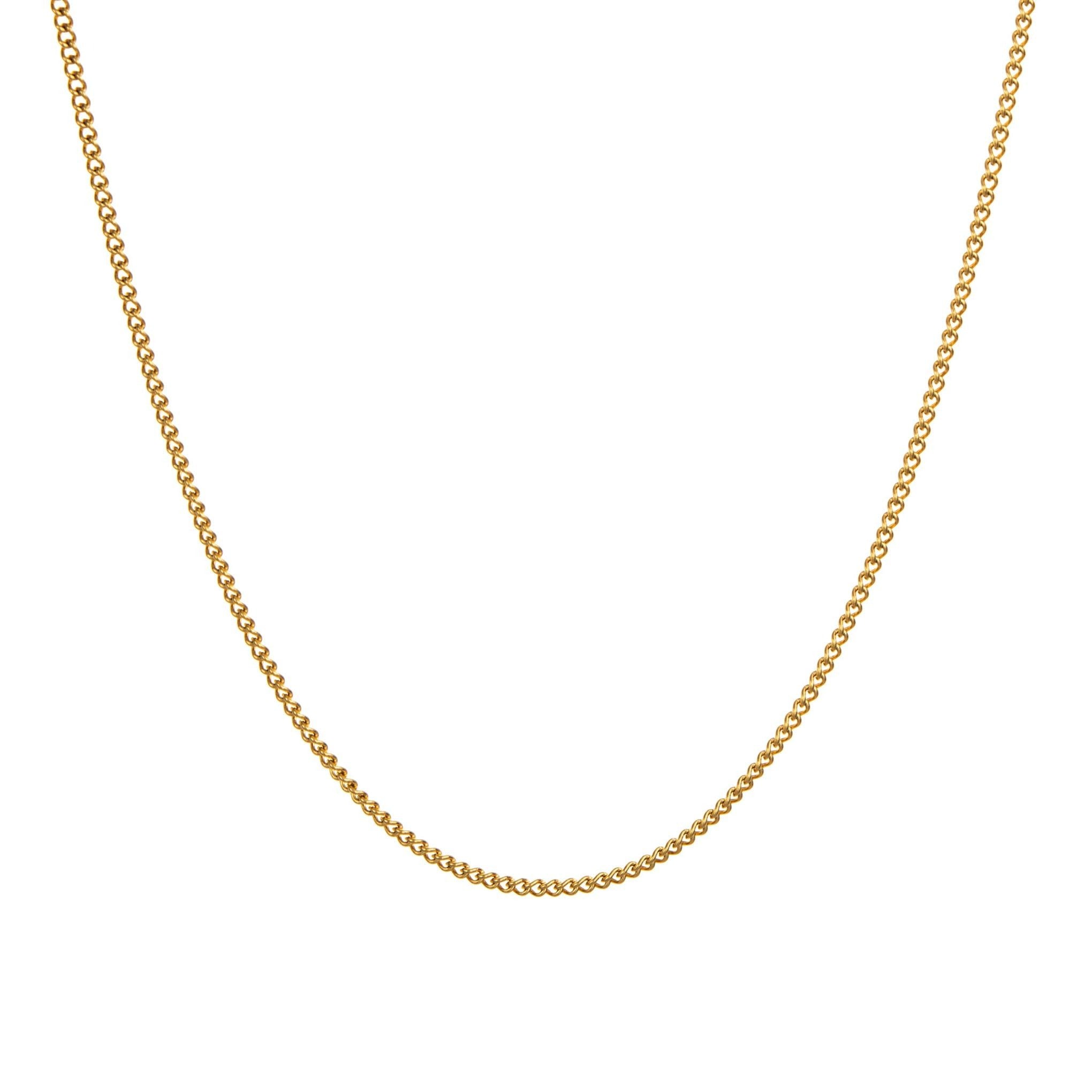 COLLIER NOVA ACIER INOXIDABLE OR 18K 18" - DM2 SHOP