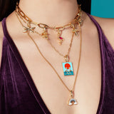 COLLIER NOVA ACIER INOXIDABLE OR 18K 18" - DM2 SHOP