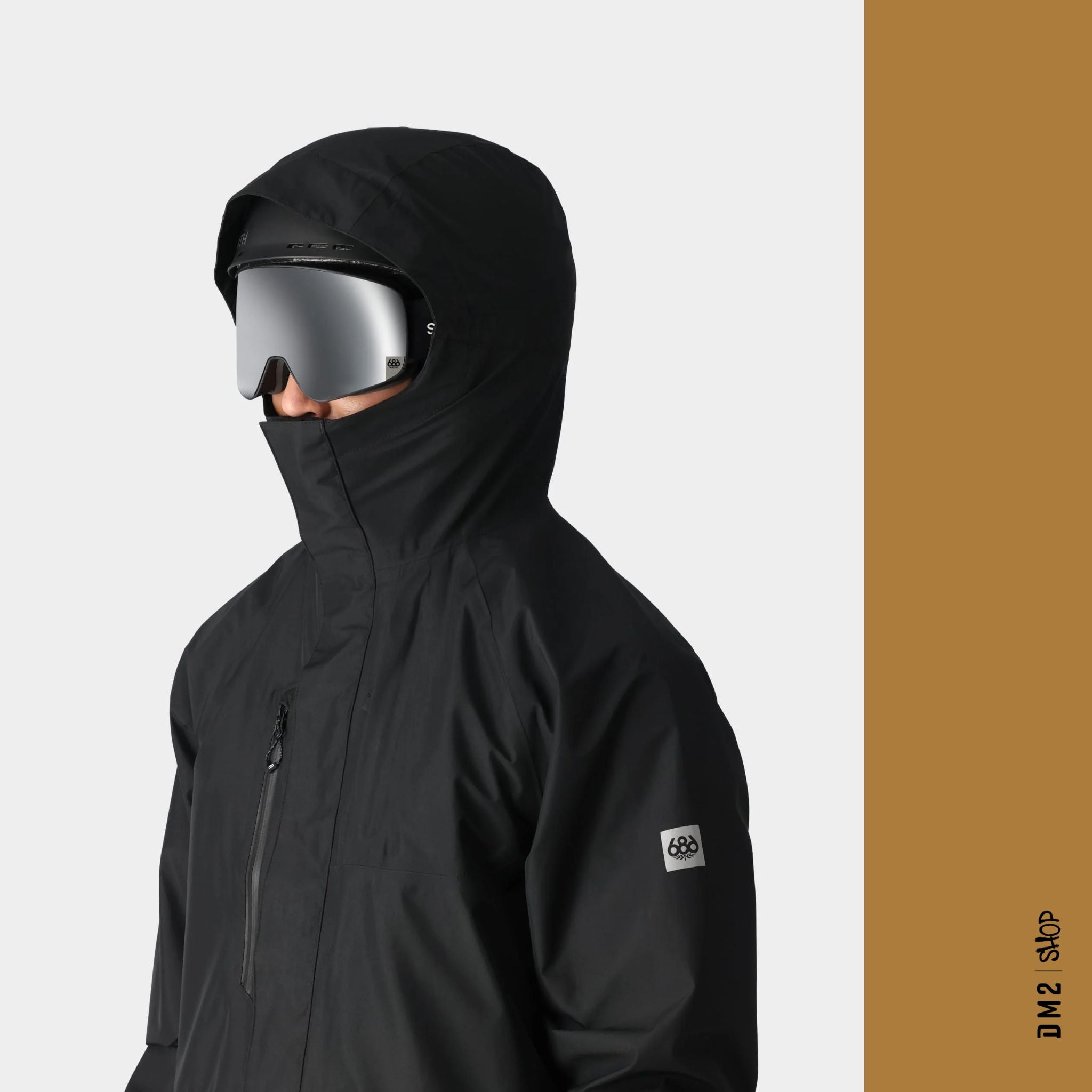 MANTEAU SNOW 686 GORE - TEX CORE HOMME NOIR - DM2 SHOP