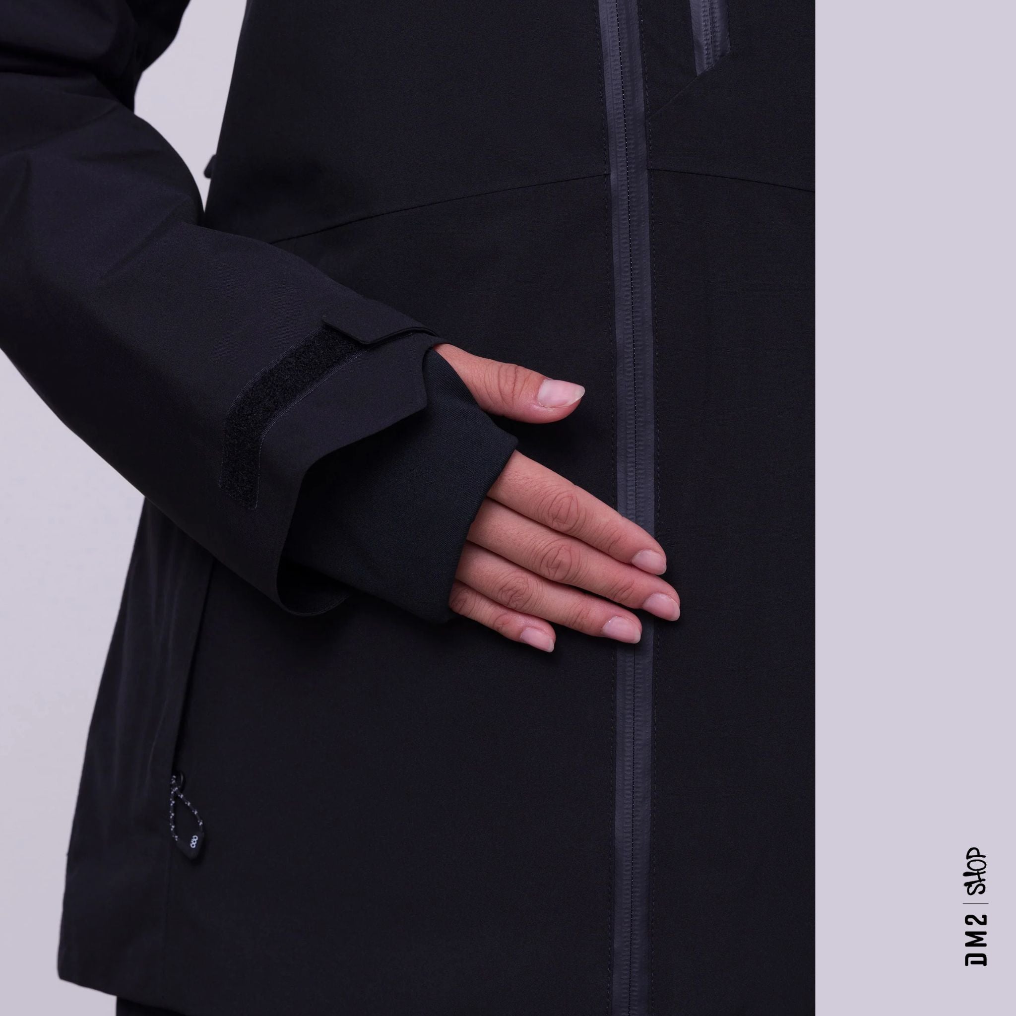 MANTEAU ISOLÉ 686 FEMME HYDRA NOIR - DM2 SHOP