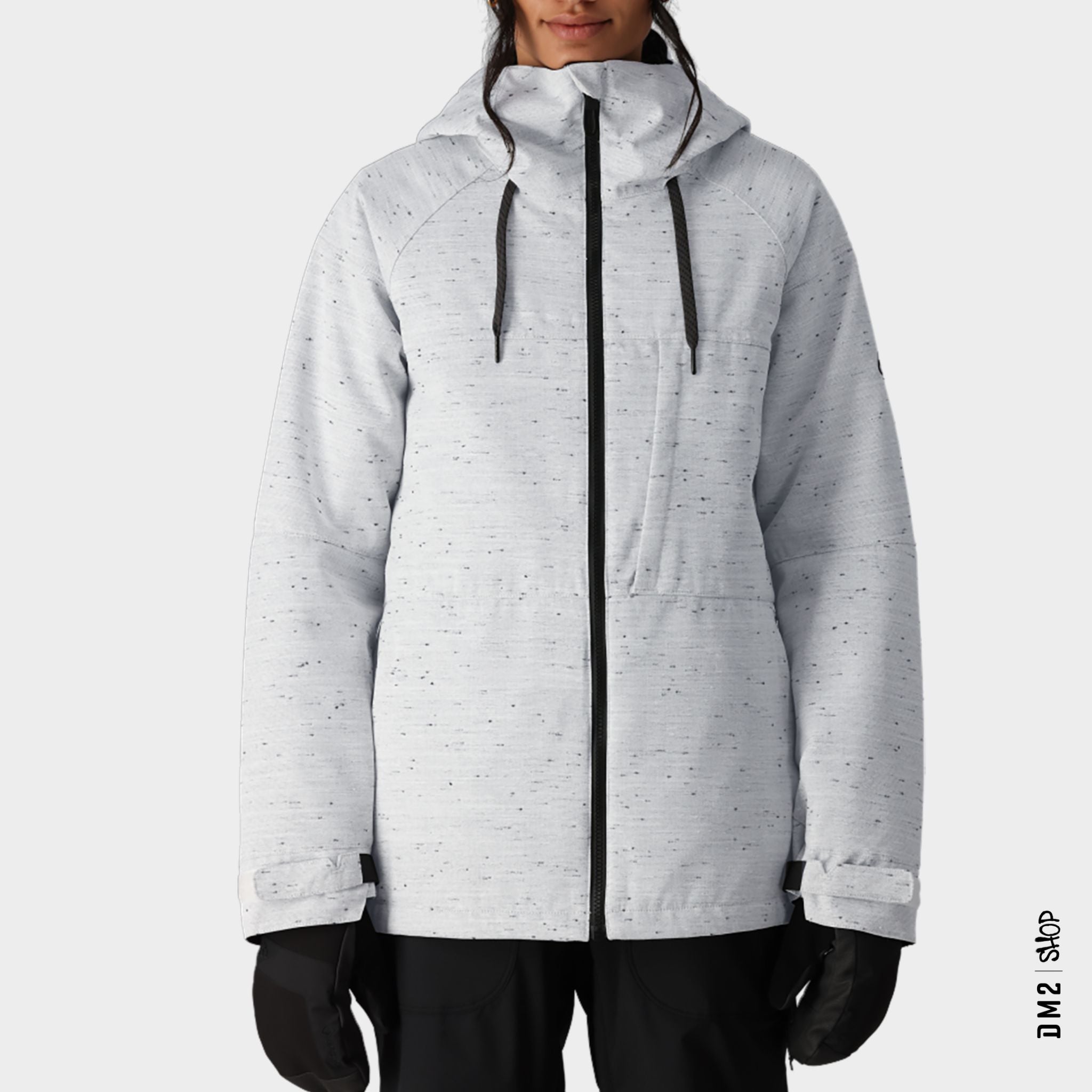 MANTEAU ISOLÉ FEMME ATHENA 686 WHITE SLUB - DM2 SHOP