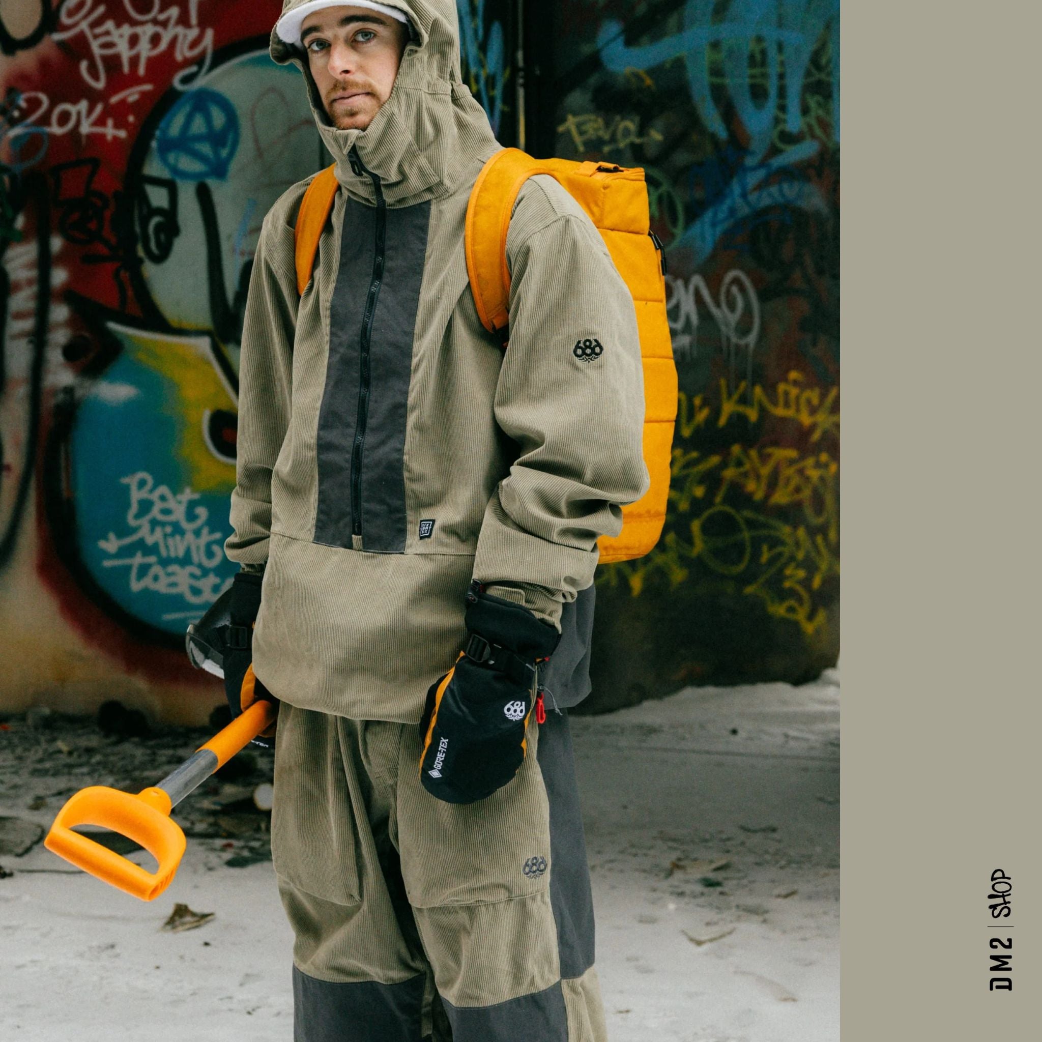 ANORAK SHELL 686 HOMME GHOST SAGE CORD - DM2 SHOP