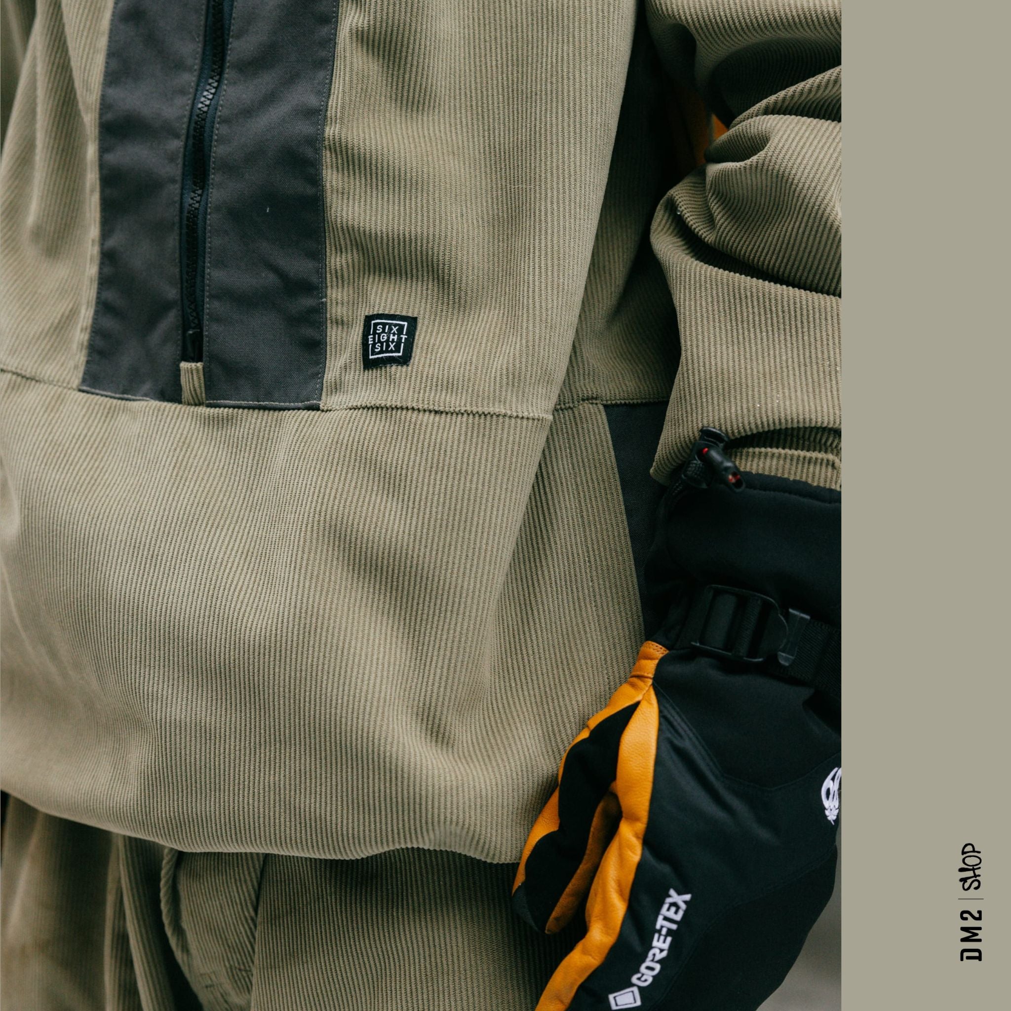 ANORAK SHELL 686 HOMME GHOST SAGE CORD - DM2 SHOP