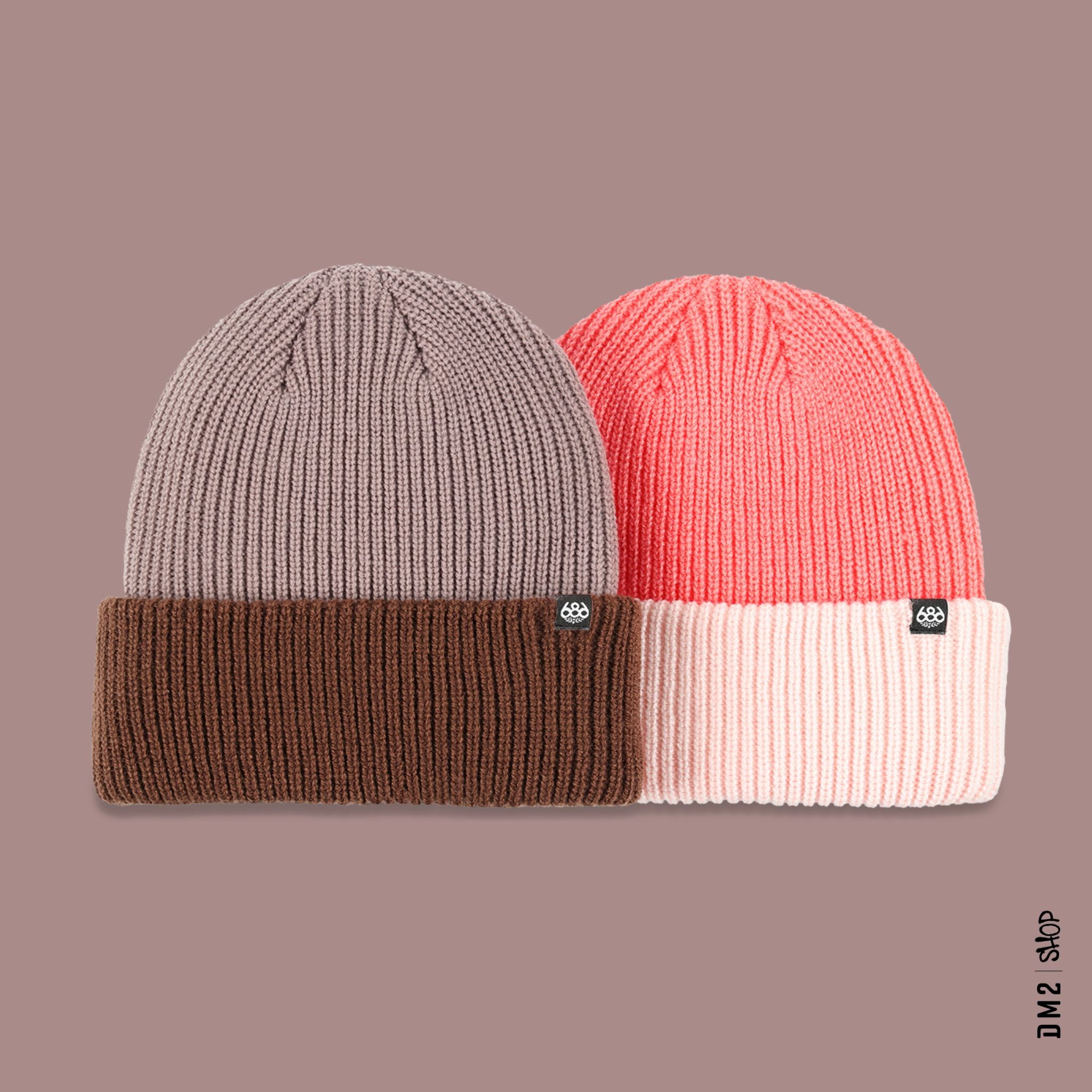 TUQUES EN PAQUET DE 2 FILLE 686 - DM2 SHOP