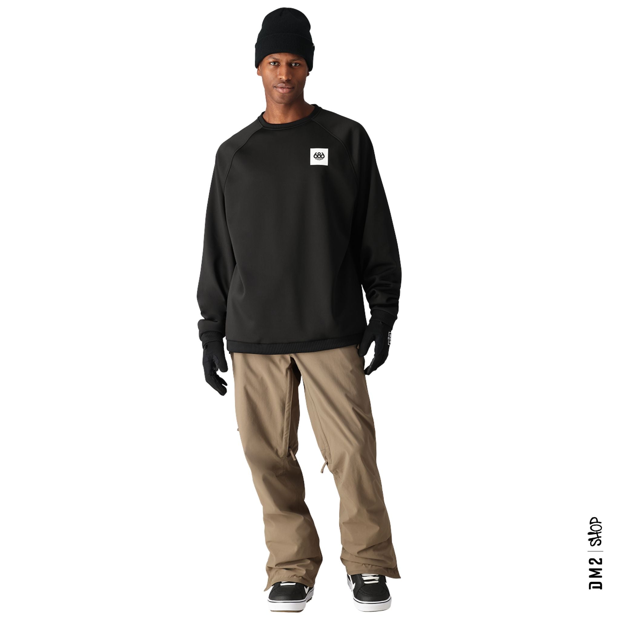 FLEECE SNOW BONDED HOMME 686 BLACK - DM2 SHOP