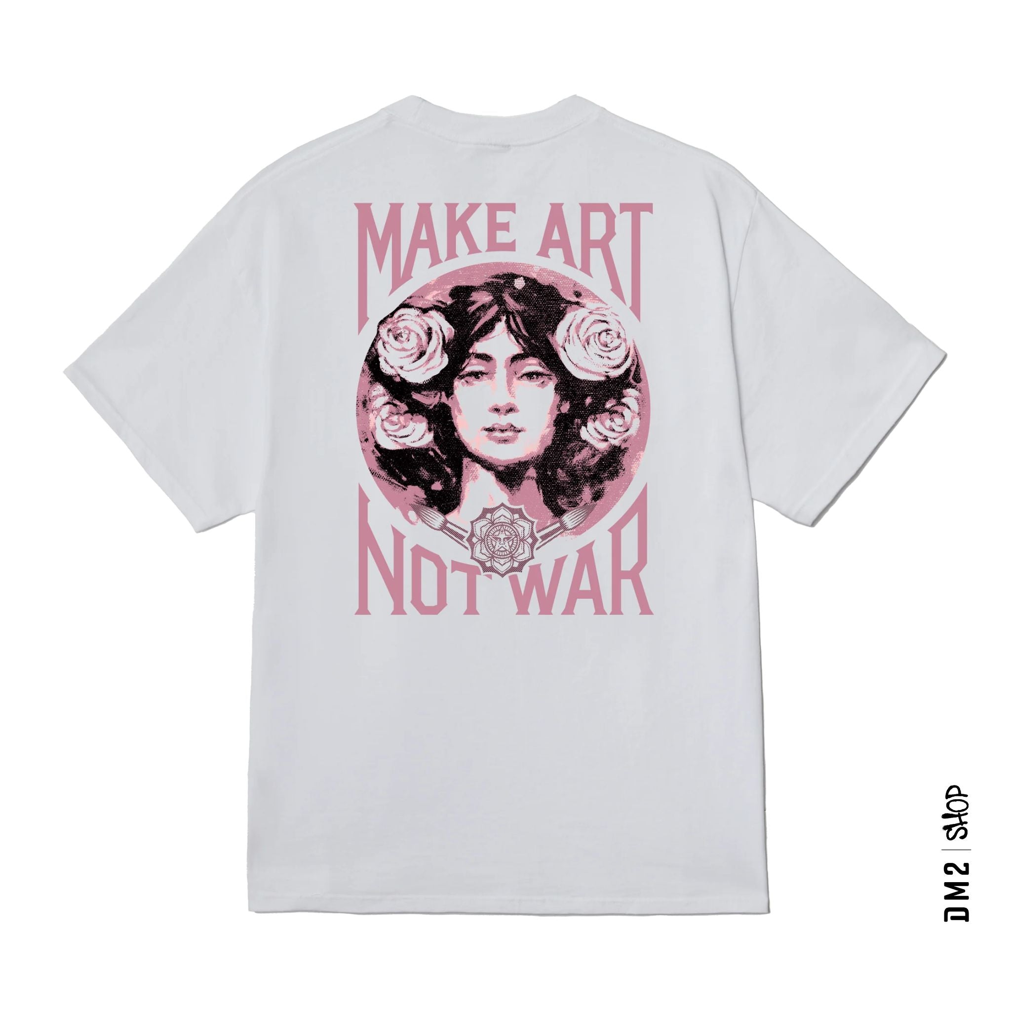T - SHIRT HOMME MAKE ART NOT WAR 2, OBEY - DM2 SHOP
