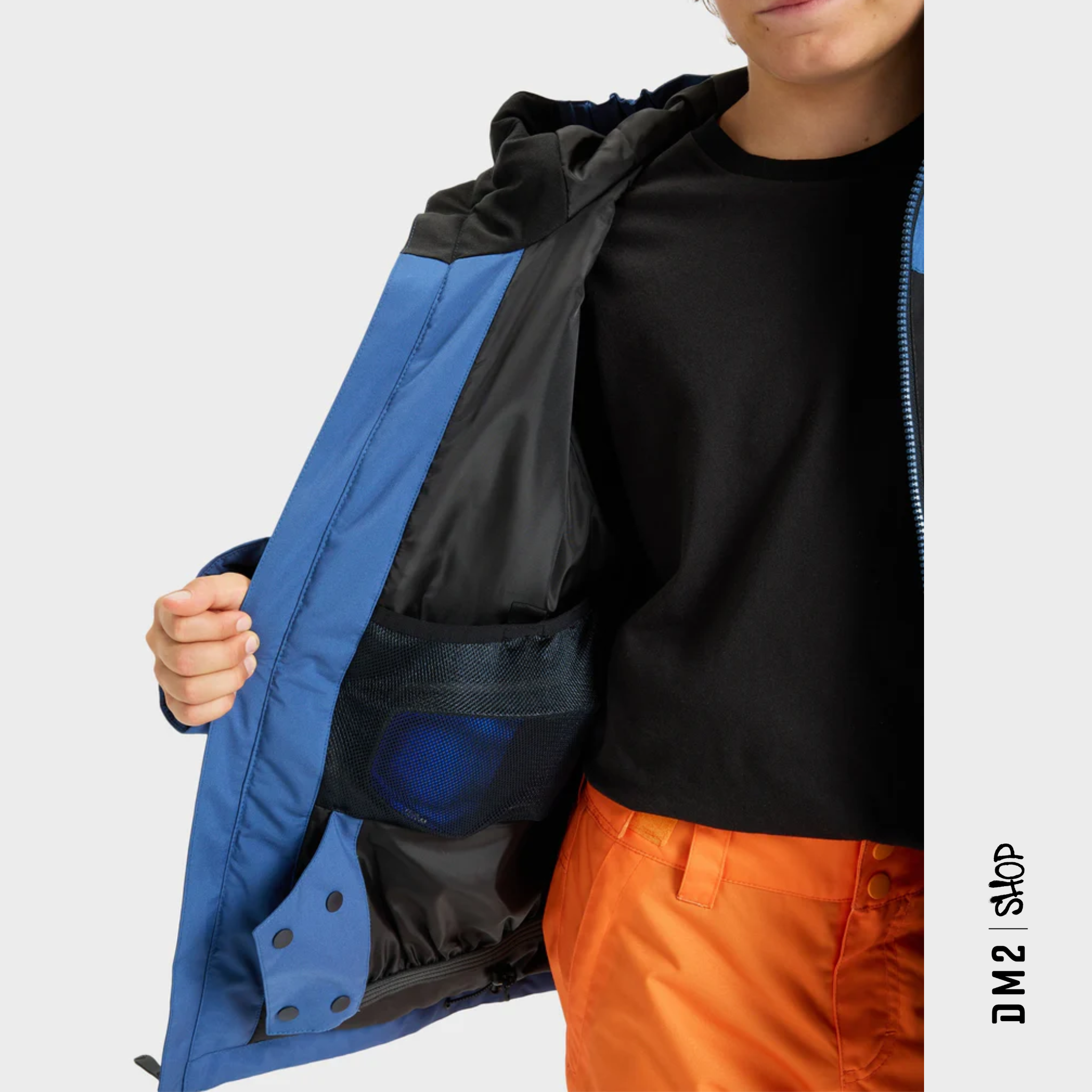 MANTEAU ISOLE BOYS LOGO HIT BLEU