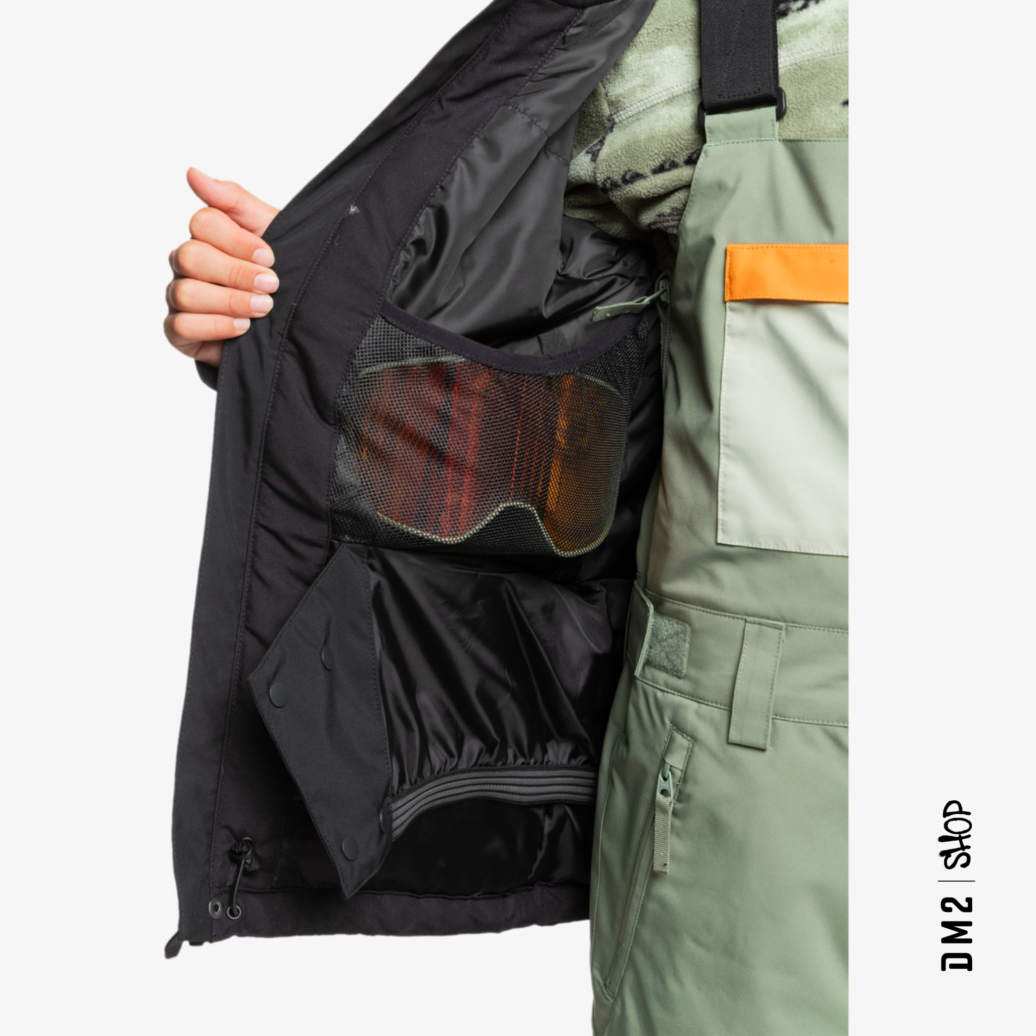 MANTEAU ISOLE MISSION SOLID BOYS NOIR