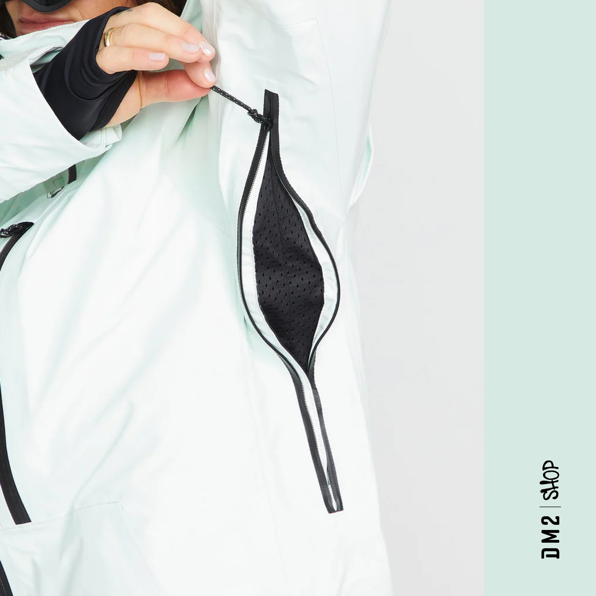 MANTEAU SNOW NYA TDS GORE-TEX ICE GREEN FEMME