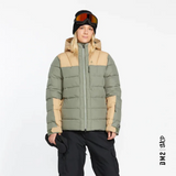 MANTEAU PUFFLEUP LICHEN GREEN POUR FEMME