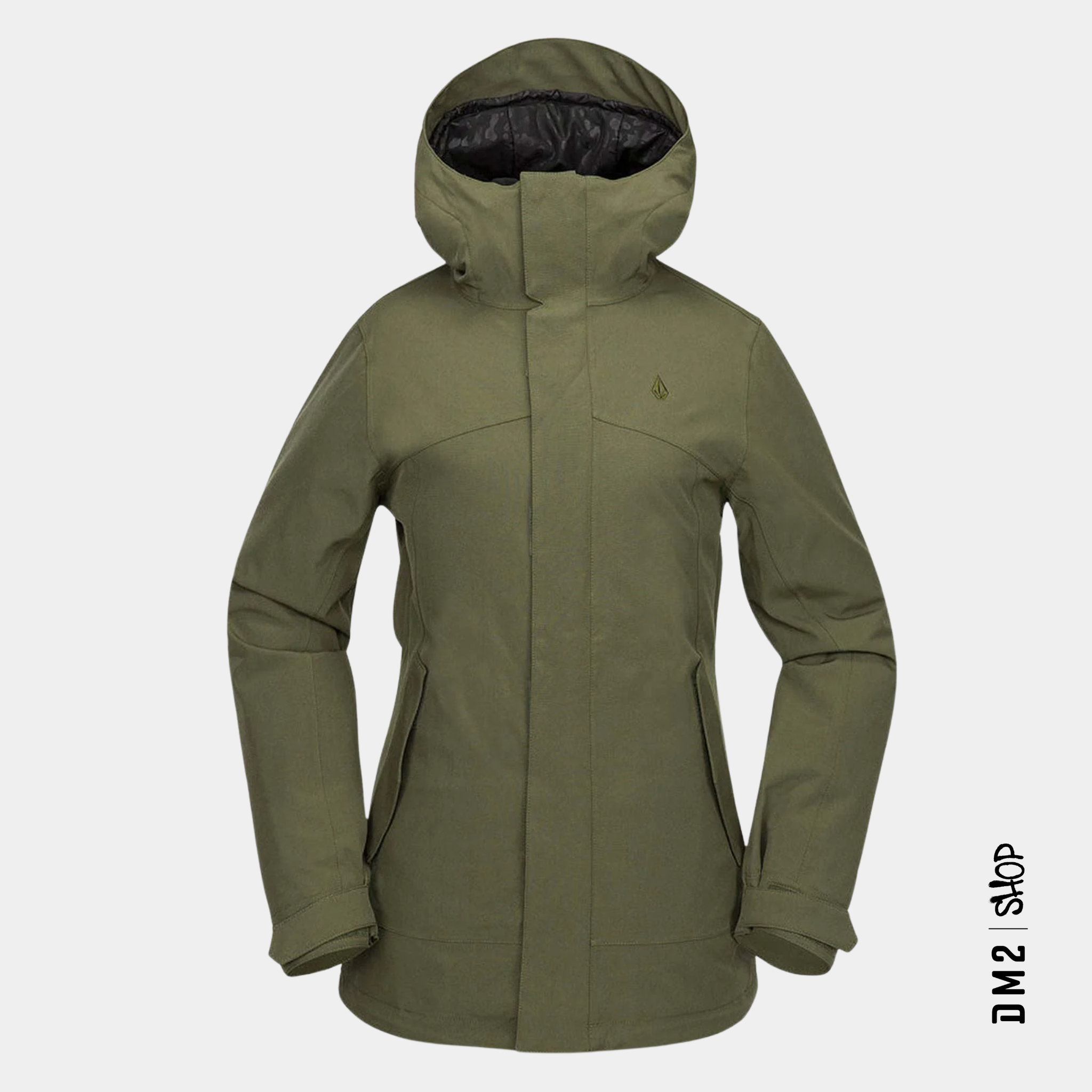 manteau-isole-stoney-shadow-femme-volcom-dm2, OLIVE, ARMY
