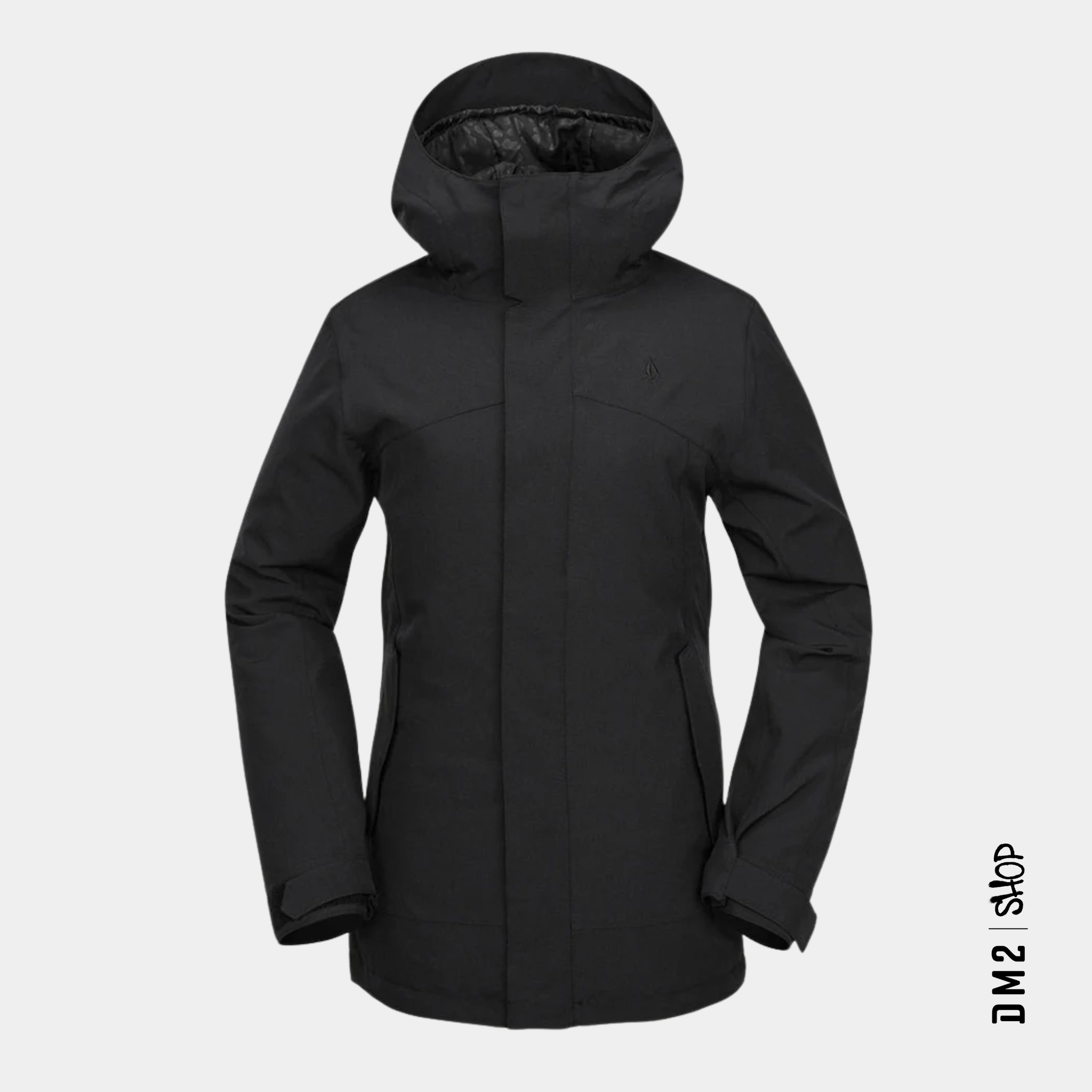 manteau-isole-stoney-shadow-femme-volcom-dm2, BLACK SNOW JACKET