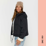 MANTEAU RIP CURL KEEPSHAKES NOIR FEMME