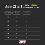 SHORT HOMME EASY GRAVEL TRAIL BLUE, OBEY - DM2 SHOP