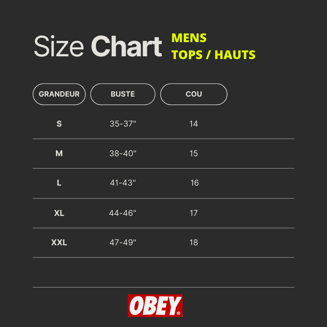 T - SHIRT HOMME TAKE THE LEAP, OBEY - DM2 SHOP