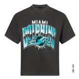 T - SHIRT DOLPHINS DE MIAMI UNISEXE SHADOW, MARBLE - DM2 SHOP